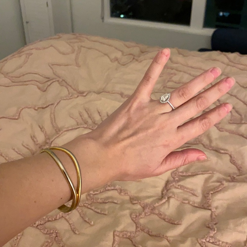 4 for $20: Gold tone cuff bracelet